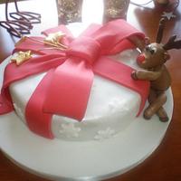 Rudolph Christmas cake!