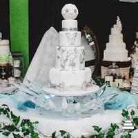 Frozen/Snow Queen wedding cake
