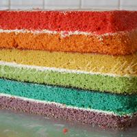 Beach Campervan - (Rainbow cake)