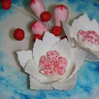 Gum paste flower