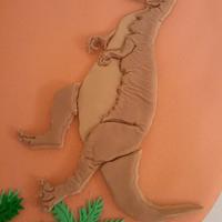 Happy Dinosaur Cake