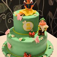 Cake Snow White and Bashful