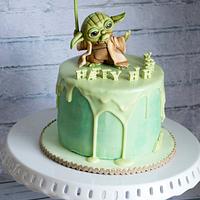 Yoda Drip Cake