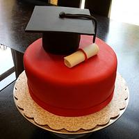 Graduation hat cake !!