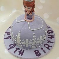 Princess Sofia the 1st birthday cake 