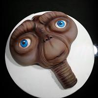 E. T Alien cake