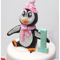 Winter Themed Birthday cake