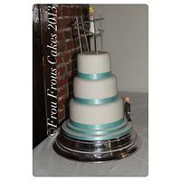 Scaffolding Wedding Cake
