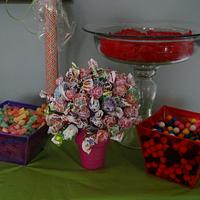 8 year old designed it! - CANDY! (and a pix of candy bar!)