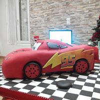 Cars Sculpted cake 