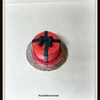 Gift Wrap Mini Chocolate Cake