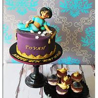 Jasmine cake and cupcakes