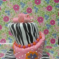 wonky birthday cake