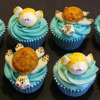 Nemo Cake & Matching cupcakes