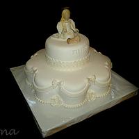 Christening cake - Filipko..