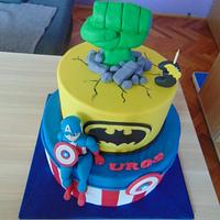 Heroes cake