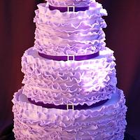 Violet's Violet Ruffle Cake