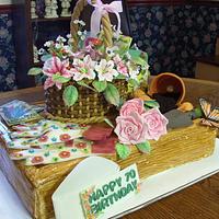 Garden Theme Cake