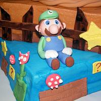 Toy Story/Super Mario Cake