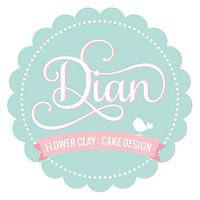 Dian flower clay -cake design