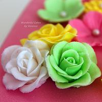 Flowers in pastel