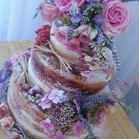 Jodie Naked Wedding Cake