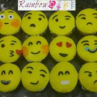 emotions cupcakes #fondantcupcakes