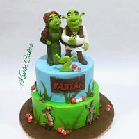 Shrek cake 