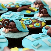 Monkey "Bum" Cupcakes