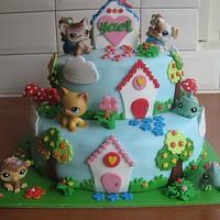 Little petshop birthday cake