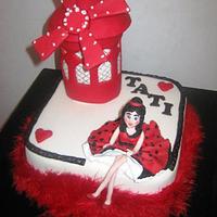 moulin rouge cake