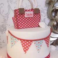 Cath Kidston Inspired Bag Cake..x.