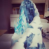 Frozen Ice Castle Cake