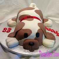 Dog cake Dog cake