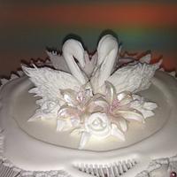 Wedding cake royal icing