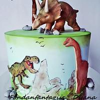Dinosaurus  cake