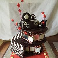 Movie birthday cake 