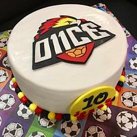 ONCE soccer cake 