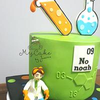 Science cake for little scientist :)