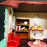 Fantasy World - Cakerbuddies Miniature Doll House Cake Collaboration- Home Sweet Home