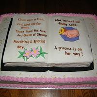 Princess Baby Shower Cake