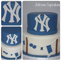Yankee's Baby Shower Cake