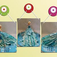 Elsa 3D Doll Cake