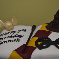 Harry Potter 7th birthday cake 