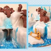 Ice Age themed cake