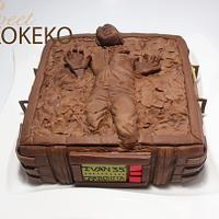 Star Wars Carbonite Cake