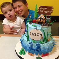 Fishing cake for Icing Smiles