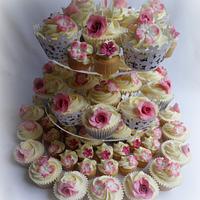 Wedding cupcake tower