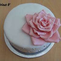 Quick Rose Cake