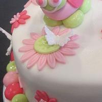 Little Bug and Flowers Cake